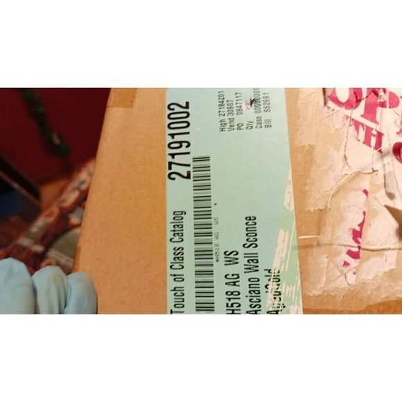 NIB set of large brass wall sconces from A Touch Of Class - Picture 3 of 6